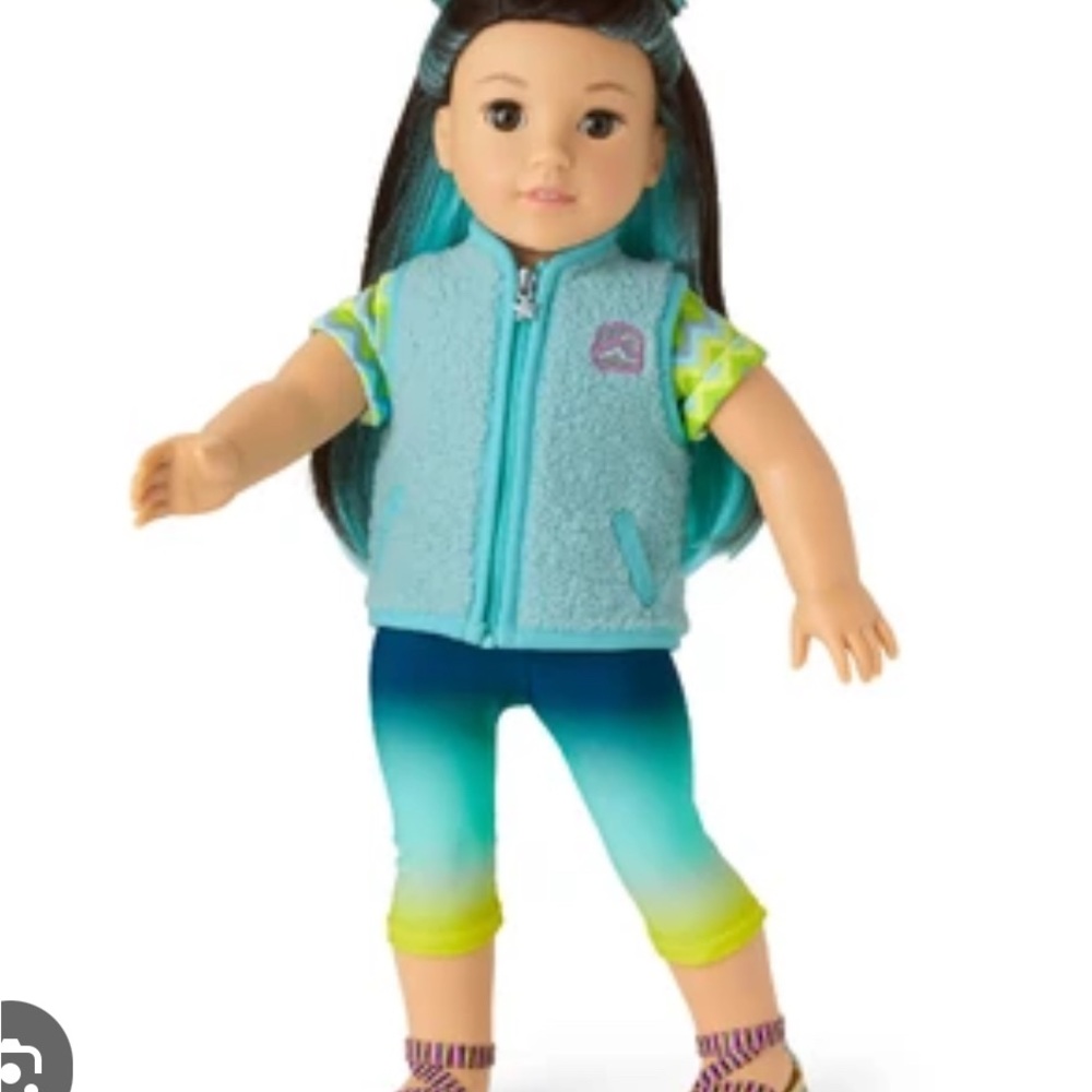 American Girl Corinne Tan Camping Doll Outfit